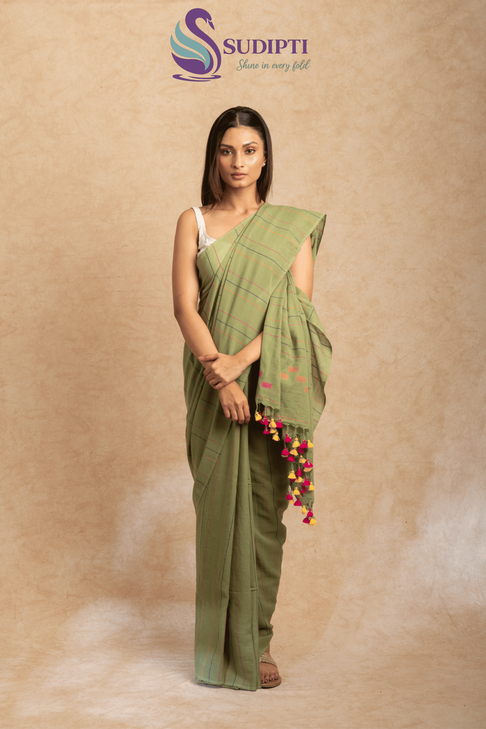 Meadow Muse Cotton Saree