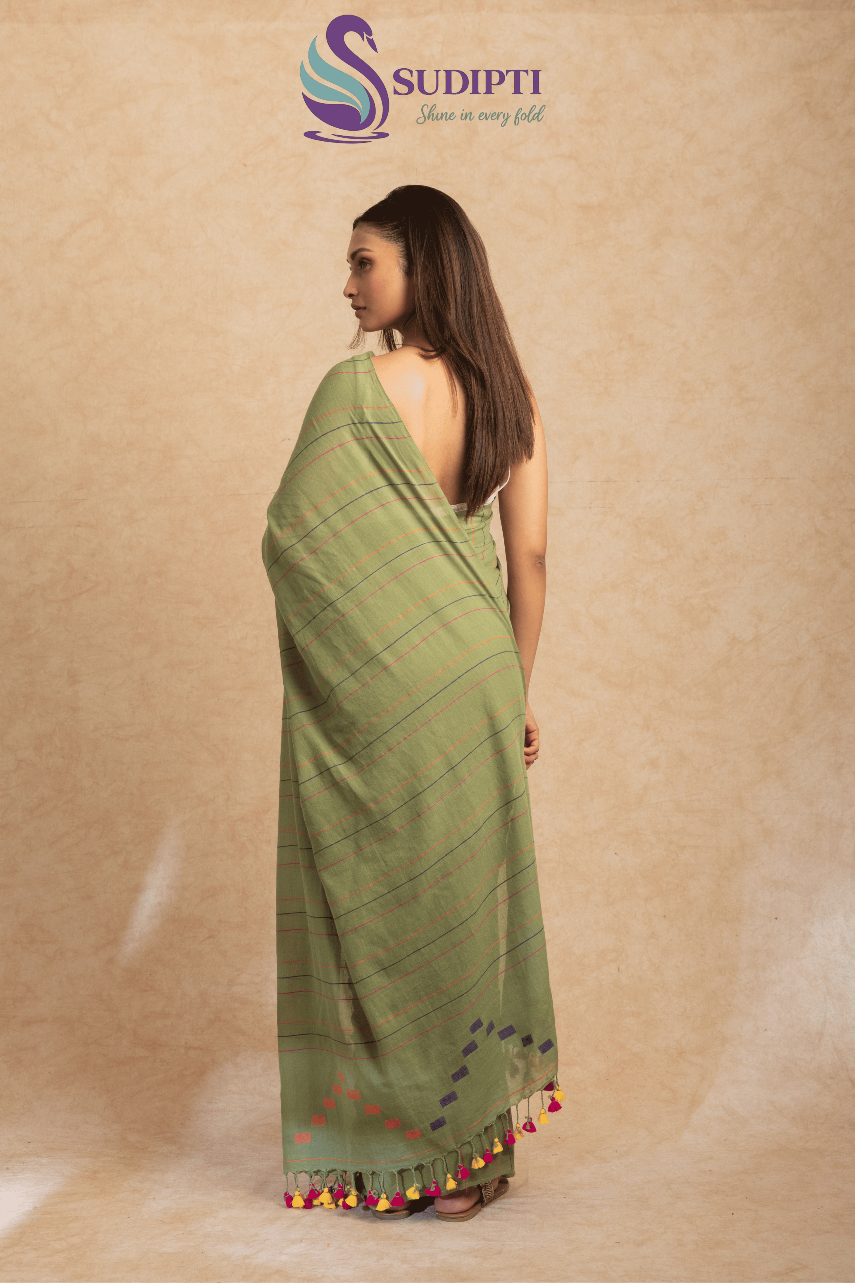 Meadow Muse Cotton Saree