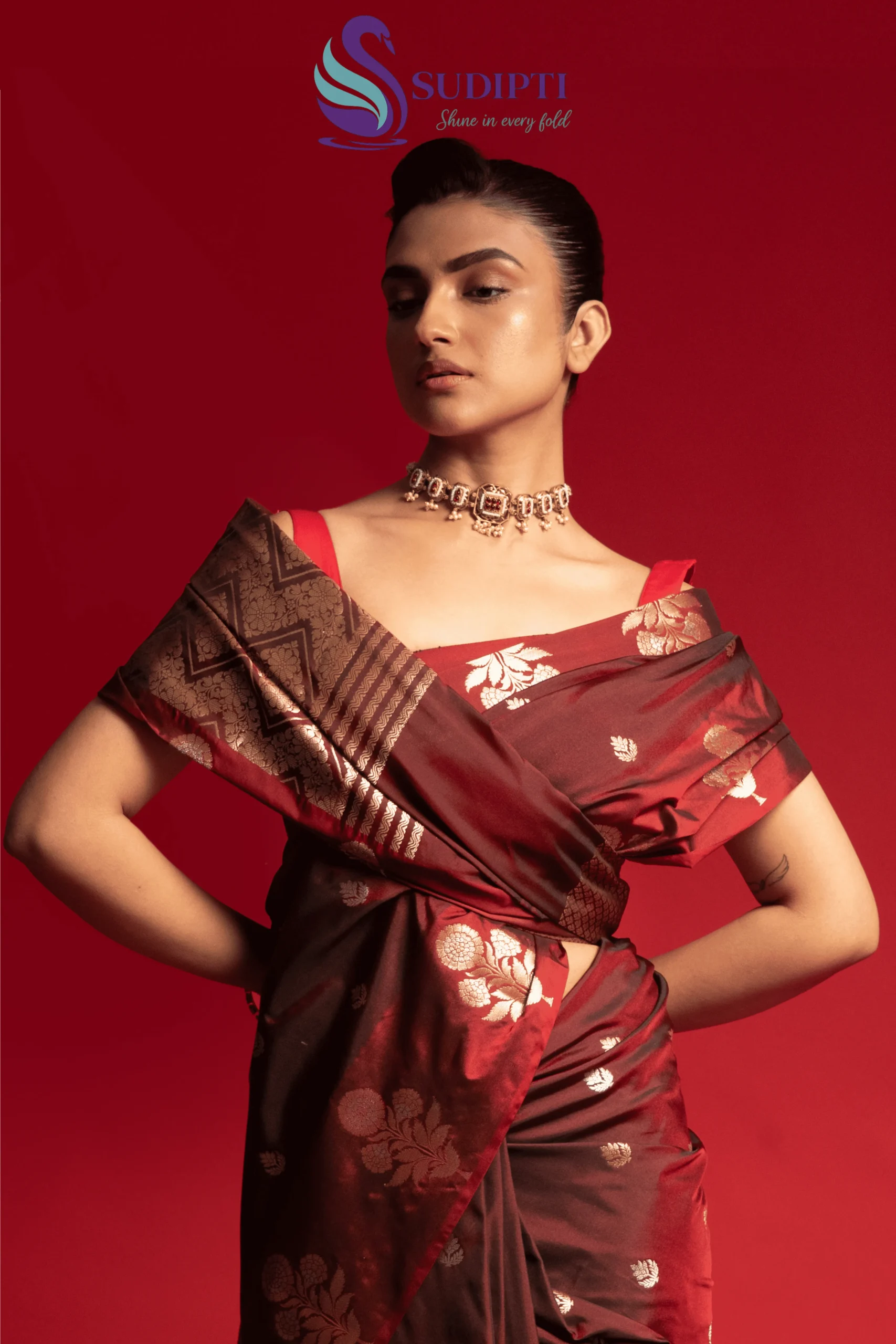 Ruby Royale Banarasi Saree