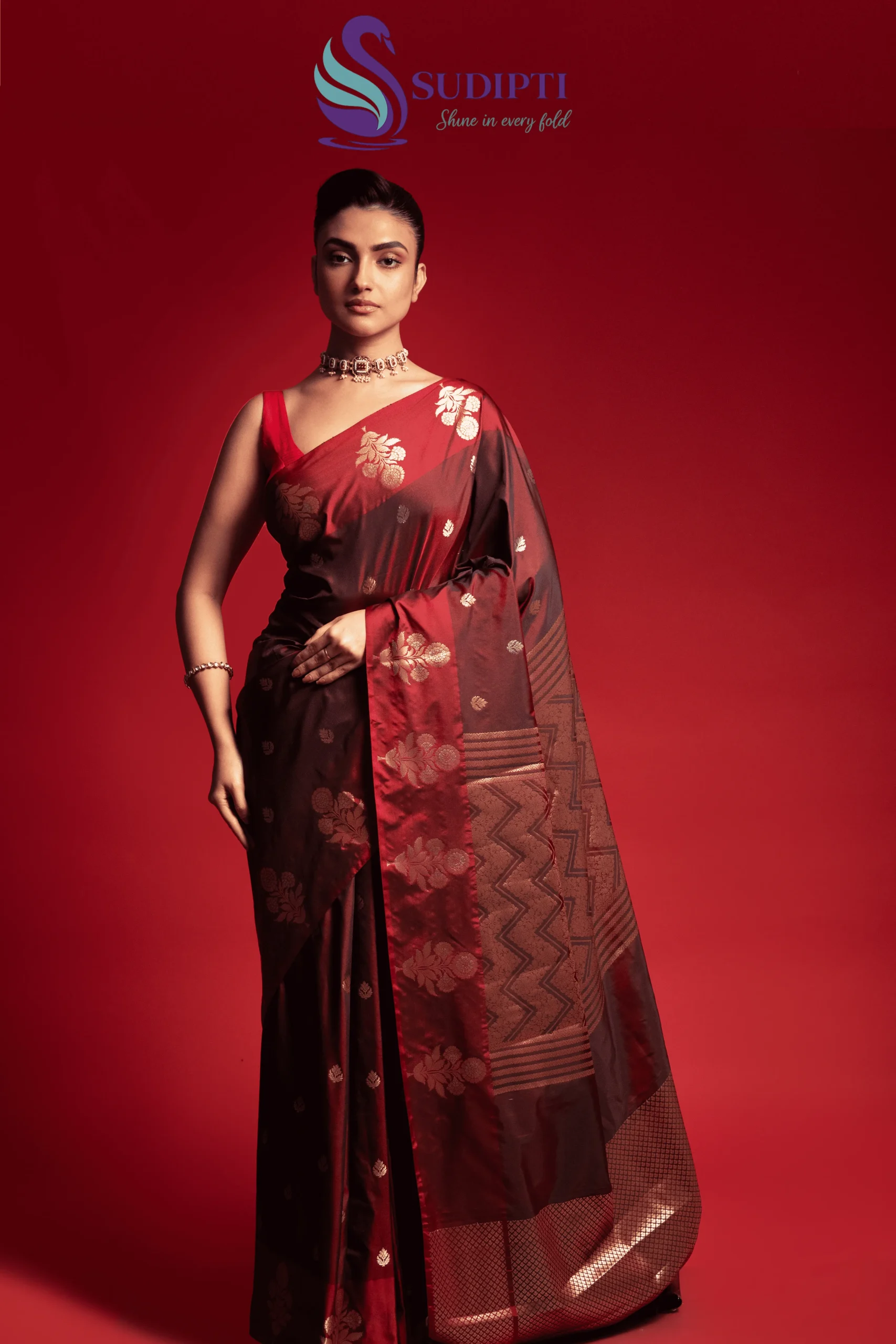 Ruby Royale Banarasi Saree