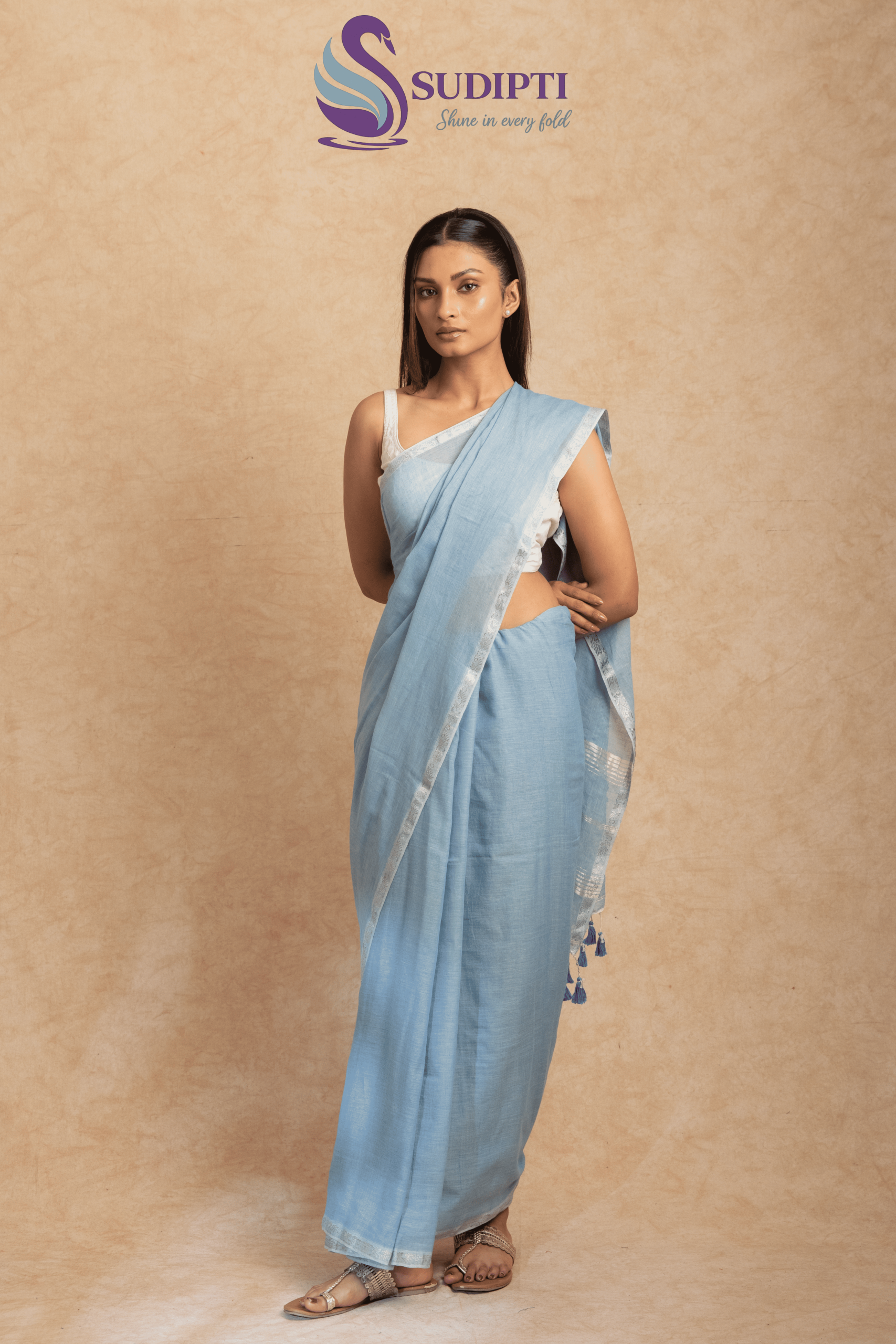 Sky Whisper Cotton Saree