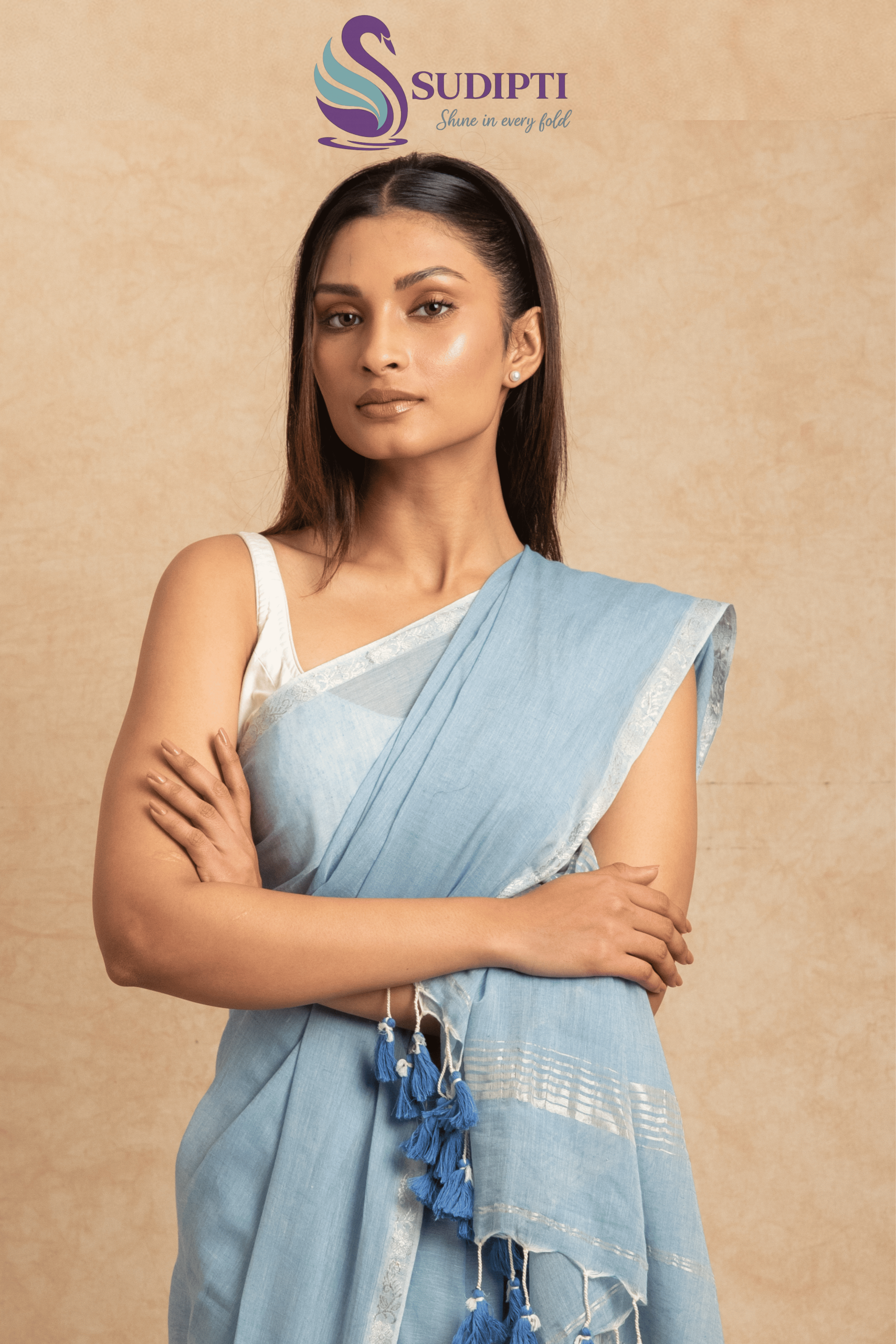 Sky Whisper Cotton Saree