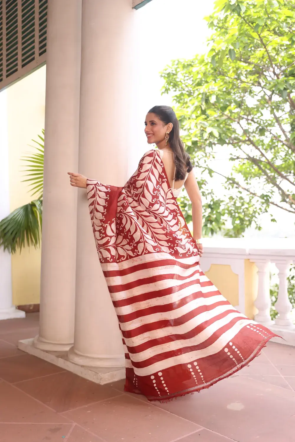 Deep Brown Pure Silk