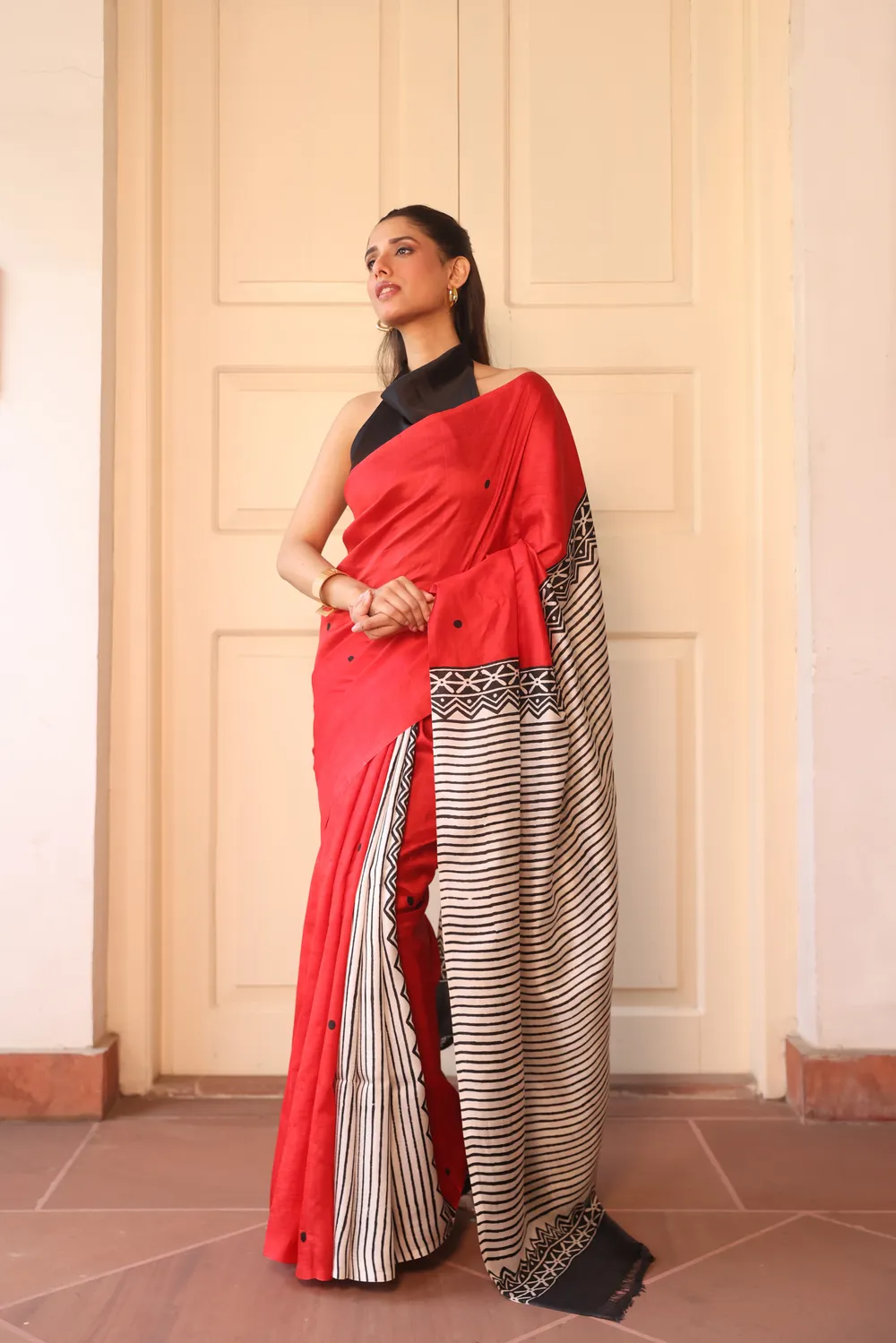 Red Pure Silk Saree