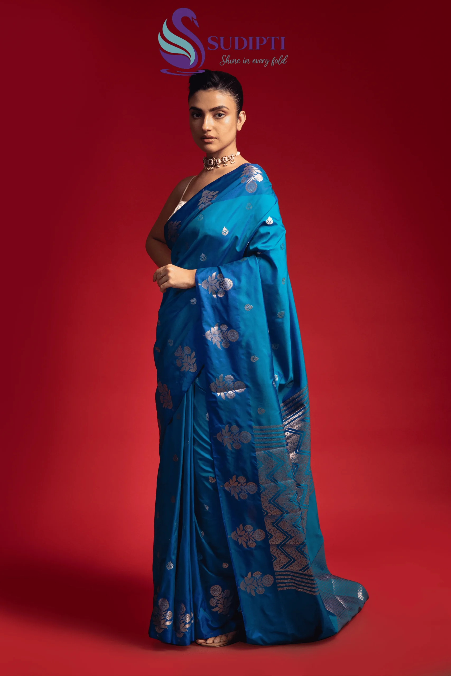 Azure Royale Banarasi Saree