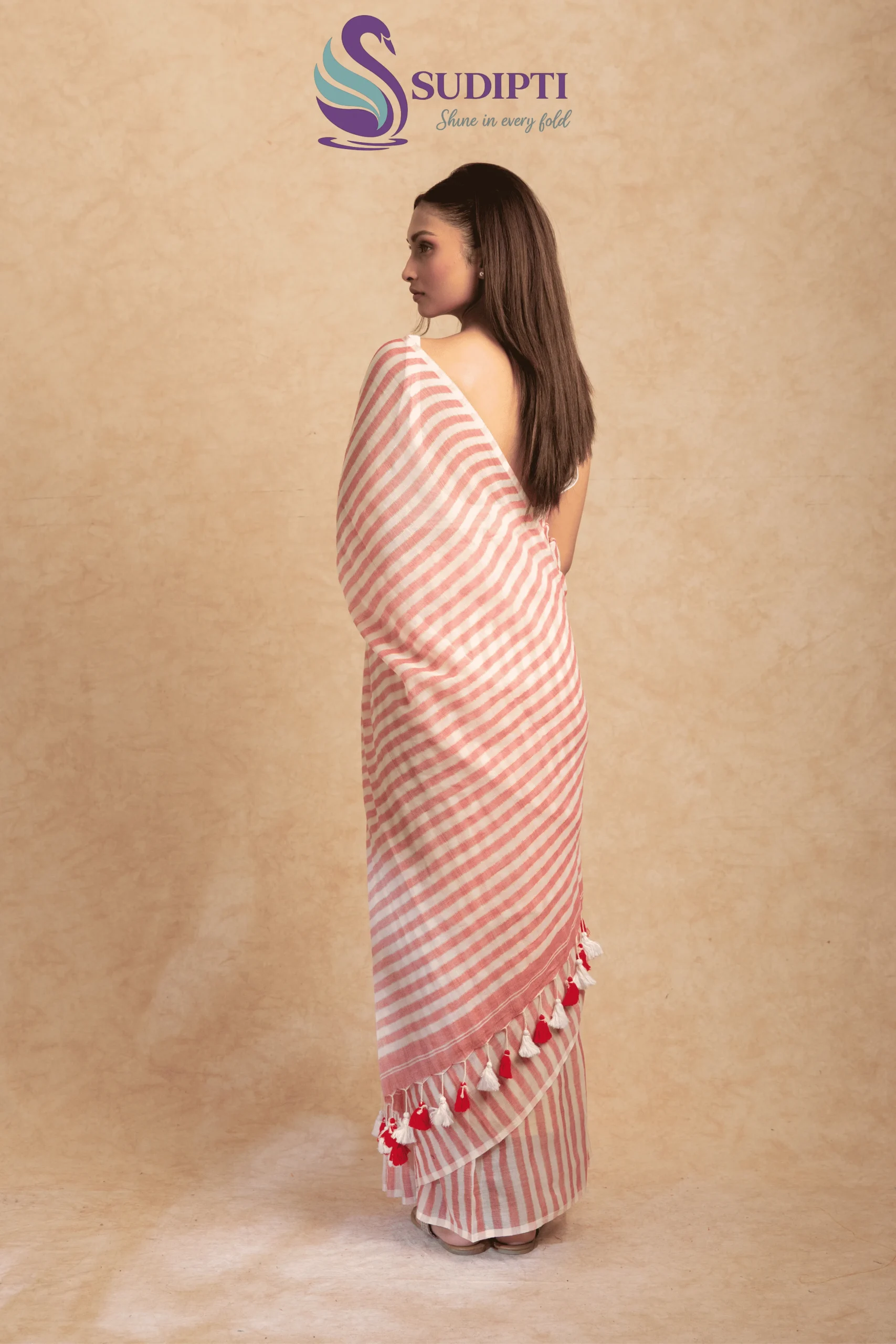 Coral Breeze Cotton Saree